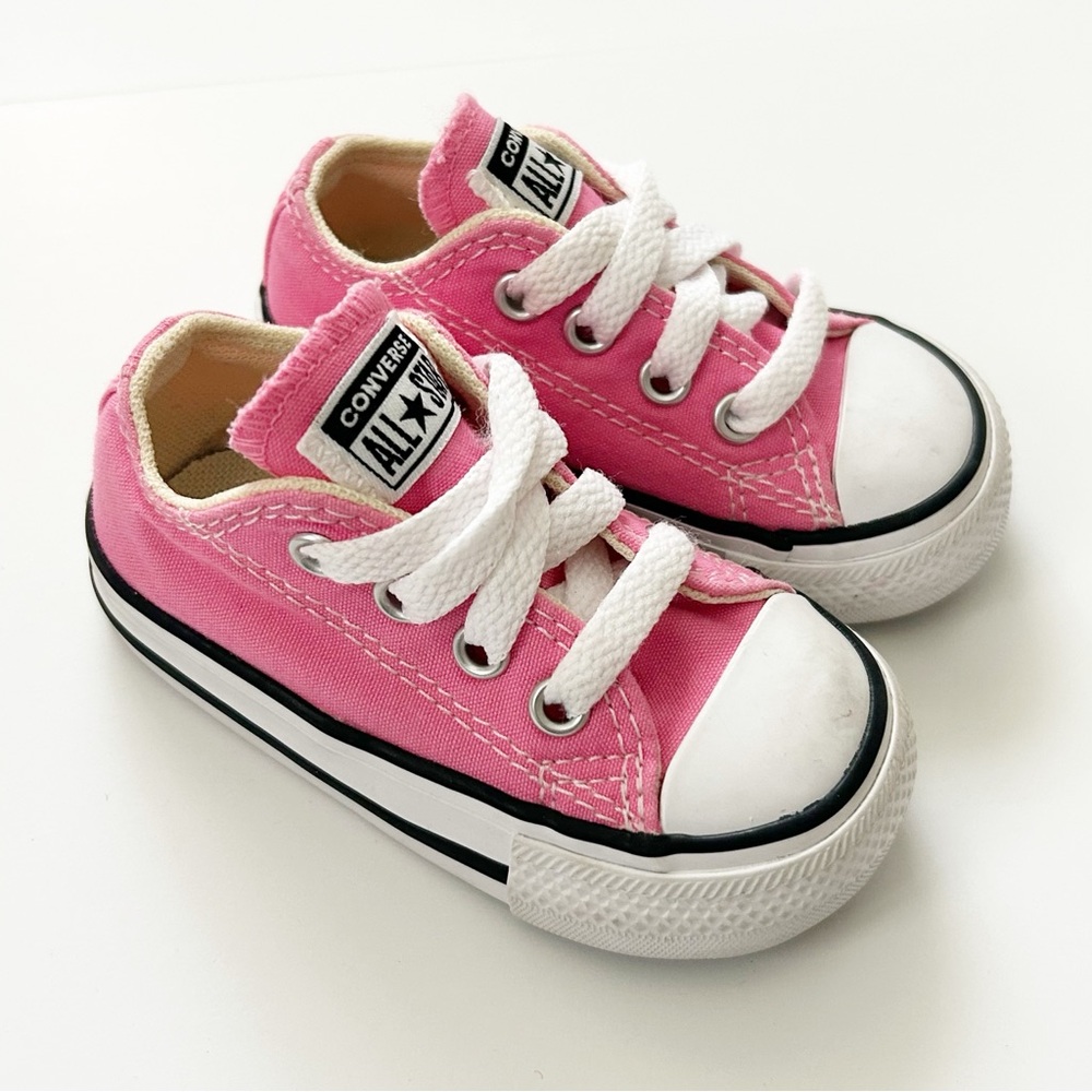 Infant Size 4 Converse Pink All-Star Sneakers